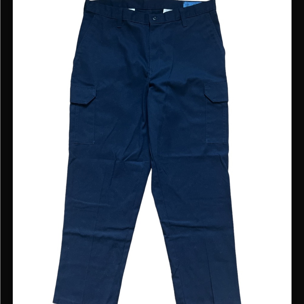 Mens Navy Cargo Workwear Pants W36 NWOT